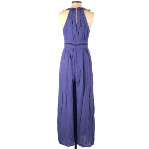 Maeve by Anthropologie Justine Blue Jumpsuit 6 - Picture 4 of 15